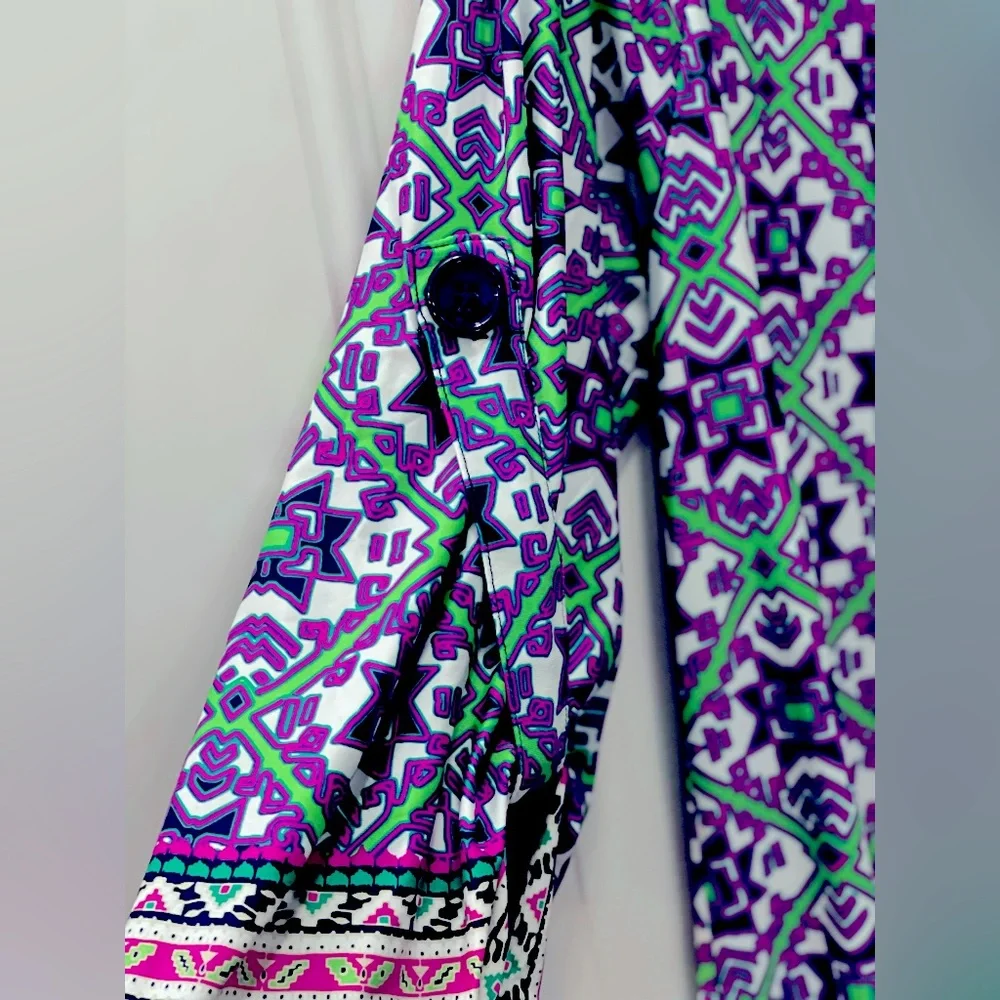 $140 NWT Nanette Lepore MULTI PURPLE LUXURIOUSLY SOFT SWIMSUIT COVER UP DRESS - Picture 11 of 13